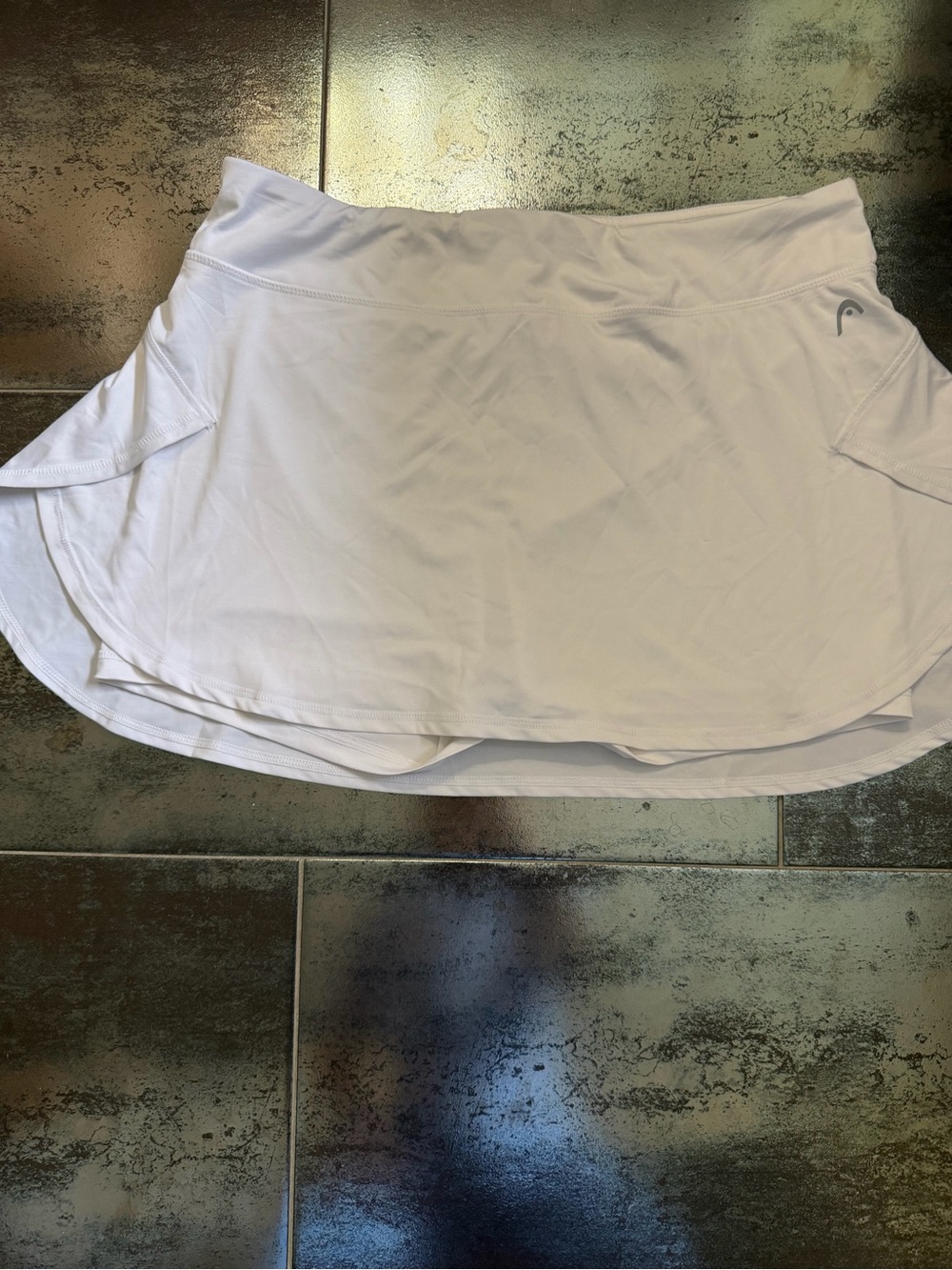 Head White Active Tennis Skirt with Built-In Shorts xl
